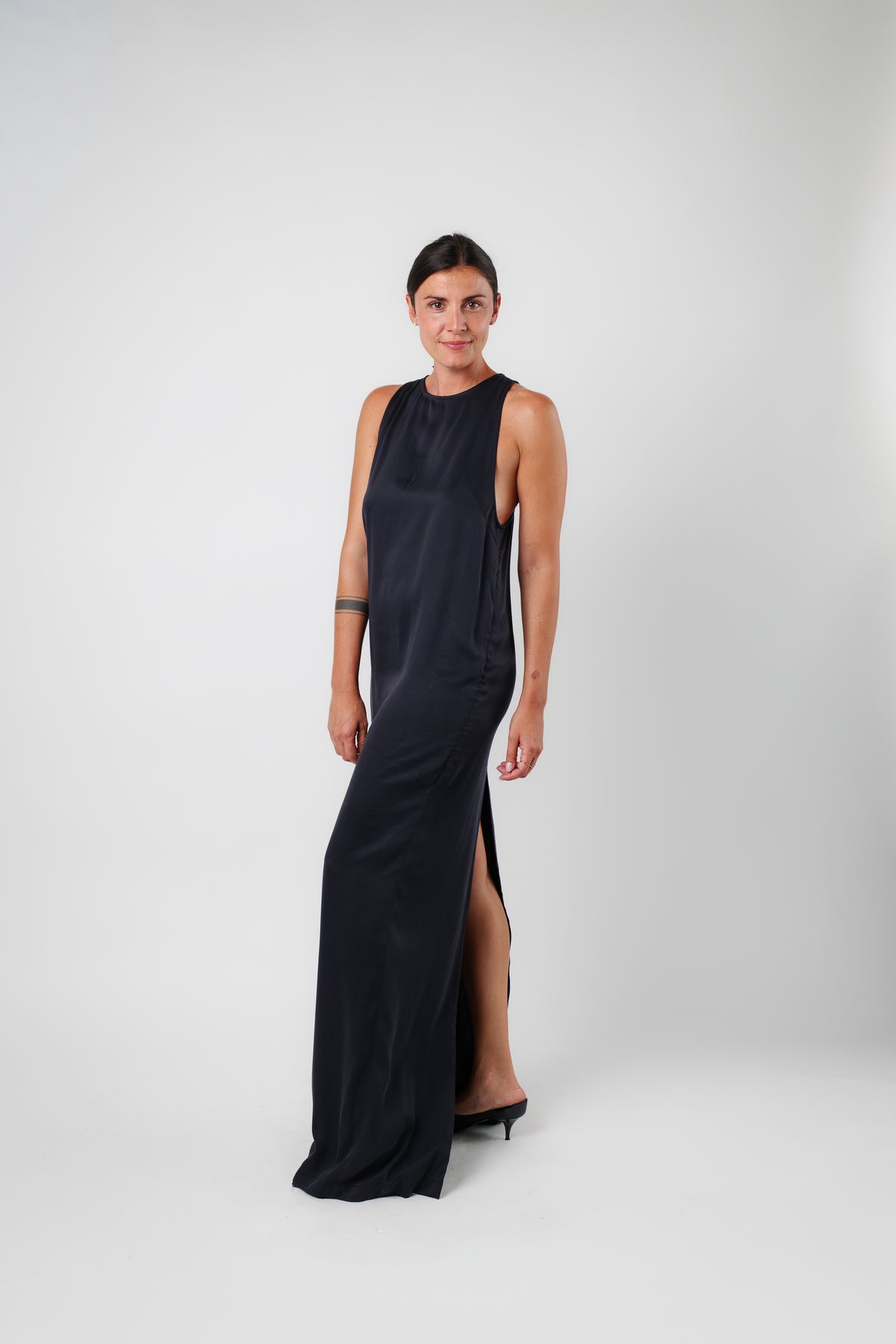BALI — BLACK floor-length dress by THE VERVE