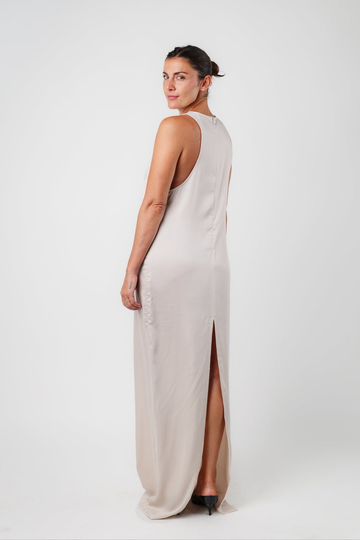 BALI — IVORY floor-length dress by THE VERVE